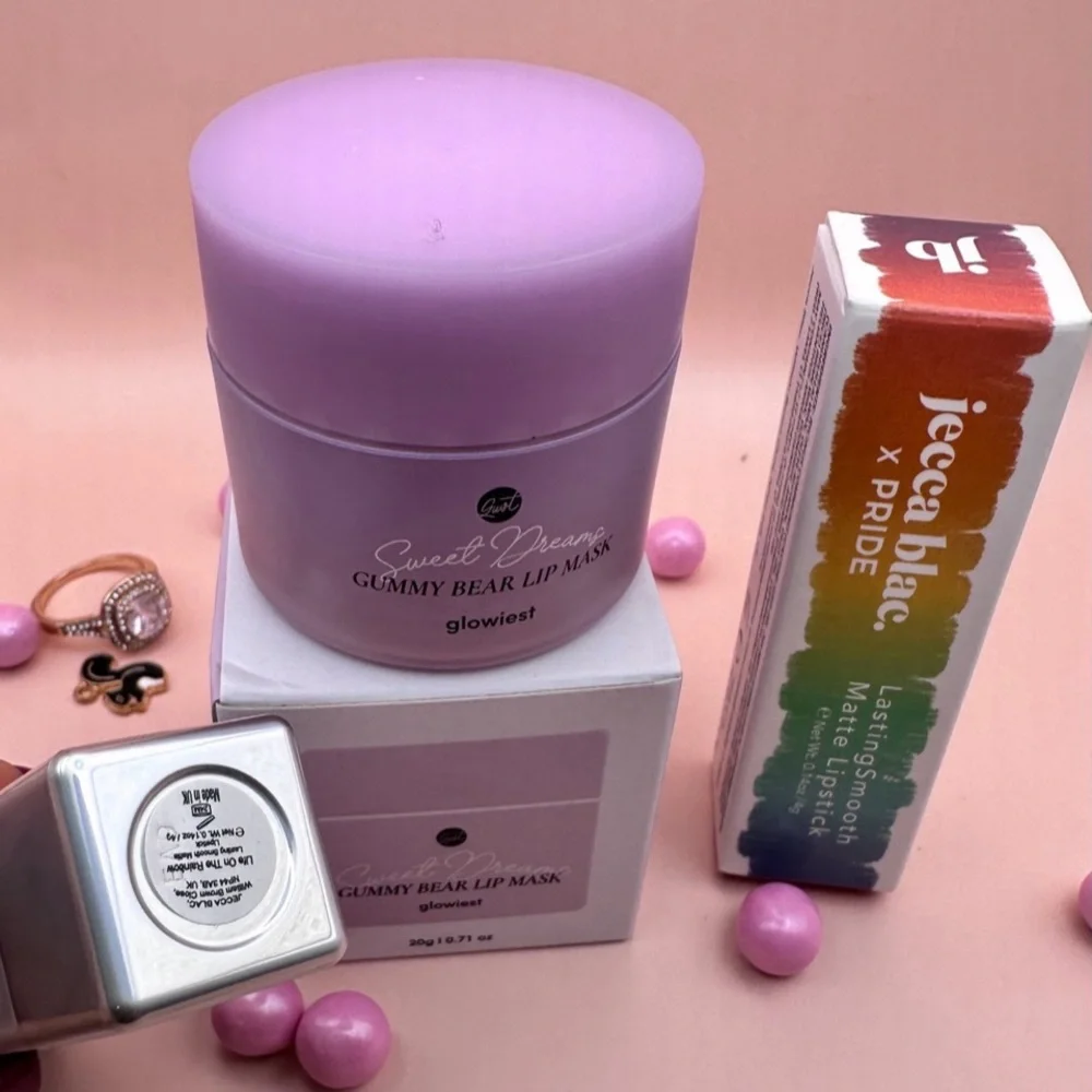 Glowiest Sweet Dreams Nourishing, Plumping Lip Mask & Jecca Blac Lipstick NIB